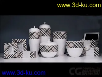 罐子 装饰物品模型的图片