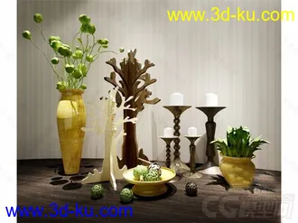 植物装饰摆设模型的图片