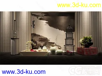 花瓶 装饰摆设模型的图片