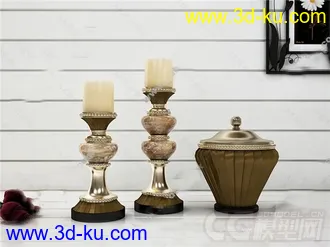 蜡烛装饰摆设模型的图片