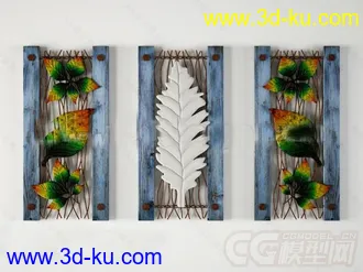 墙壁装饰摆设模型的图片
