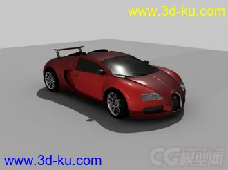 3D打印模型超细腻的布加迪一台的图片