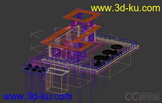 3D打印模型别墅木屋的图片