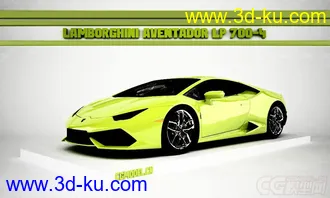 3D打印模型The Aventador LP 700-4 (OBJ-MAX-FBX)的图片