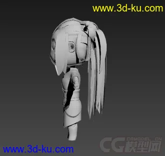 3D打印模型萝莉一枚，其实她是凌波来着的图片