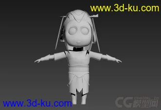3D打印模型萝莉一枚，其实她是凌波来着的图片