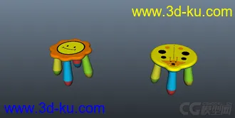 3D打印模型卡通凳子的图片