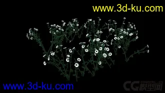 3D打印模型小草。小花的图片