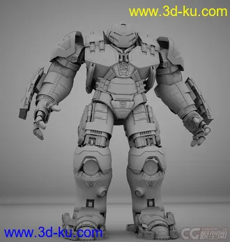 3D打印模型Hulkbuster反浩克装甲的图片