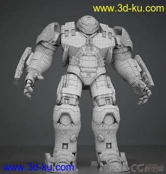 3D打印模型Hulkbuster反浩克装甲的图片