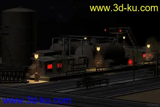 3D打印模型夜色工厂的图片