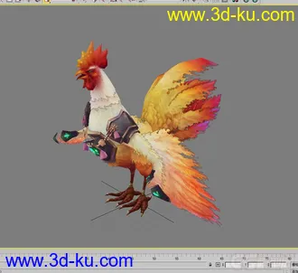 3D打印模型鸡的图片