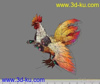 3D打印模型鸡的图片