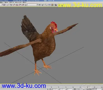 3D打印模型鸡的图片