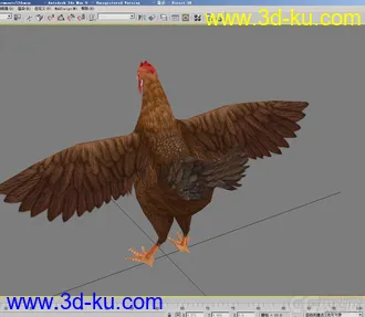 3D打印模型鸡的图片