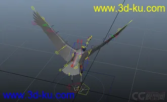 3D打印模型仙鹤的图片