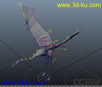 3D打印模型仙鹤的图片