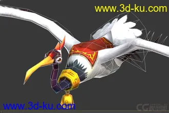 3D打印模型仙鹤的图片