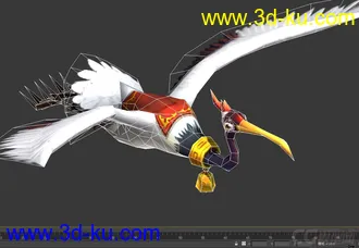 3D打印模型仙鹤的图片