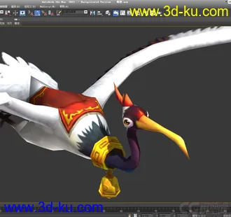 3D打印模型仙鹤的图片