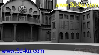 3D打印模型一个完整的场景。.的图片