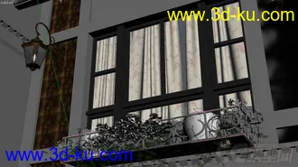 3D打印模型特写阳台场景 很舒服有感觉的图片