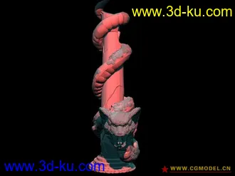 3D打印模型蛇图腾 申精的图片