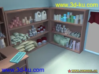 3D打印模型雜貨店 無貼圖 但UV有拆的图片