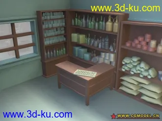 3D打印模型雜貨店 無貼圖 但UV有拆的图片