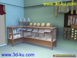 3D打印模型雜貨店 無貼圖 但UV有拆的图片