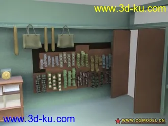 3D打印模型雜貨店 無貼圖 但UV有拆的图片