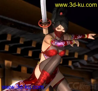 3D打印模型DOA5_LR_Momiji_Ninja的图片