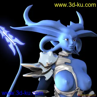 3D打印模型魔女，学生作业的图片