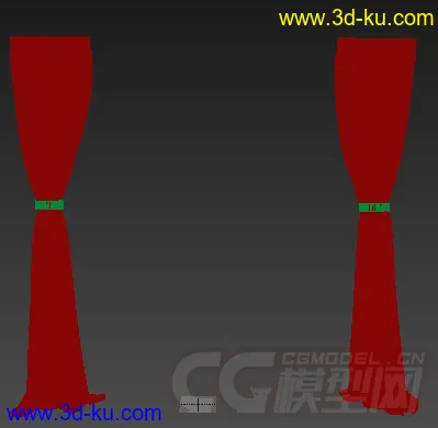 简约优雅的窗帘模型的图片2