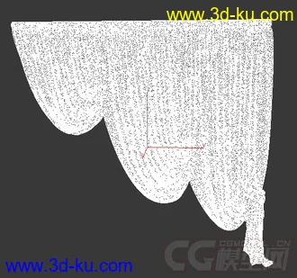 一个窗帘模型的图片