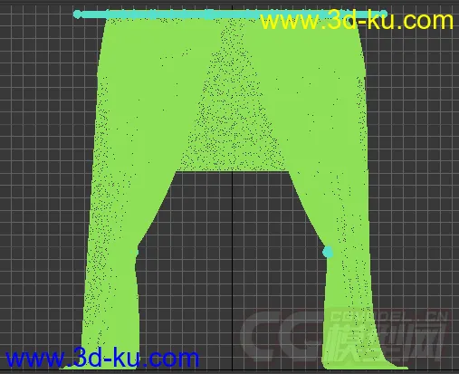 简约的窗帘模型 自己上贴图的图片2