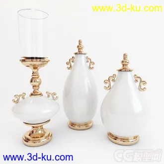 欧式风格的桌面小摆件模型的图片