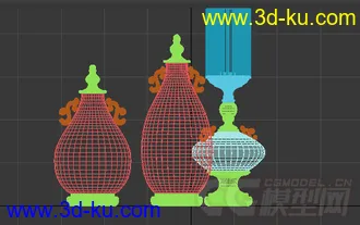 欧式风格的桌面小摆件模型的图片