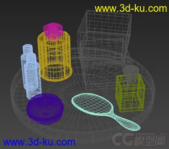 香水 化妆品 模型的图片