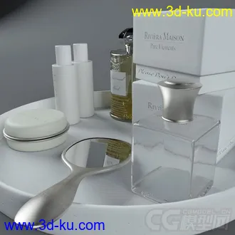 香水 化妆品 模型的图片