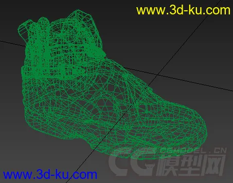 一双运动鞋模型的图片1