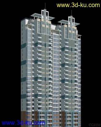 纯建筑模型---高楼的图片