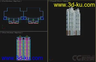 纯建筑模型---高楼的图片