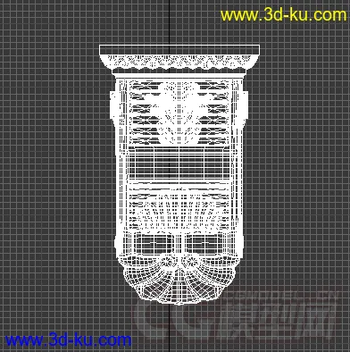 西方墙角或柱子的浮雕部件模型下载的图片2