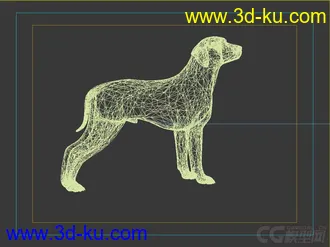 3D打印模型3D 狗的图片