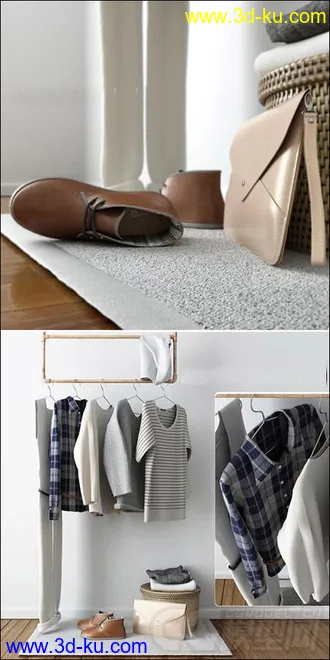 衣服 鞋子 服装模型的图片