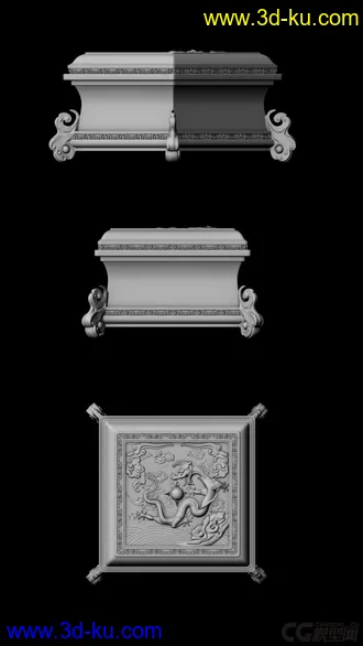 3D打印模型盒子做的很精细的图片