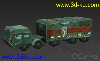 3D打印模型一个卡车 差点把自己丑哭的图片