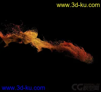 3D打印模型视觉动态粒子的图片