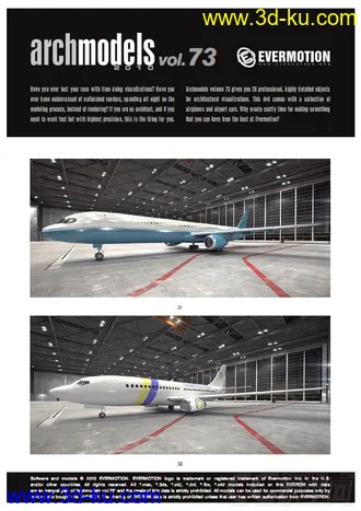 3D打印模型73机场 飞机 载具(archmodels_vol_73)的图片